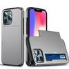 Beajew iPhone 11 Pro Case, Silicone TPU Wallet Case with Card Slot, Gray view 1