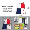 YQxwJL Panama Flag Drawstring Gym Bag, Black view 4