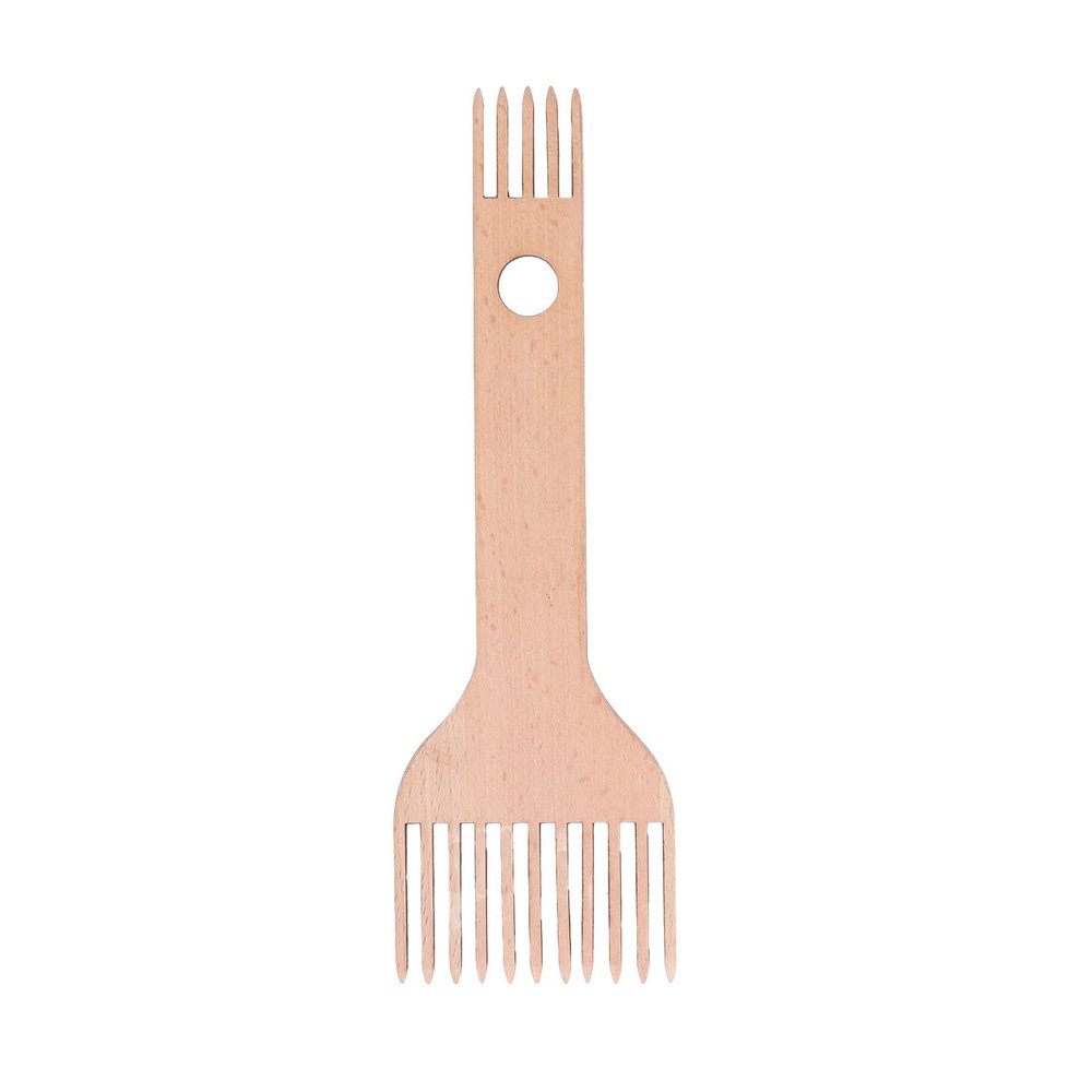 Double-Sided Beechwood Loom Comb
