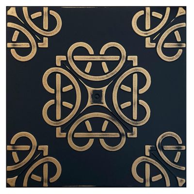 I K H E Malarka 3D Wall Panels, Polystyrene, Retro Vintage, 3 mm, 50 x 50 cm, 10 m, 40 pcs.