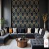 I K H E Malarka 3D Wall Panels, Polystyrene, Retro Vintage, 3 mm, 50 x 50 cm, 10 m, 40 pcs. view 3