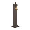 Relaxdays Antique-Style Freestanding Fountain with Faucet, 71 x 17 x 21 cm, Dark Brown view 1