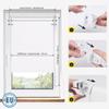 Jalousiescout Blackout Roller Blind Without Drilling, Clip-Fit, 92.5 x 220 cm, White view 2