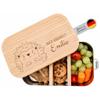 wunderwunsch Personalized Lunch Box with Name, Stainless Steel, Hedgehog view 1
