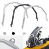 Motorcycle Navigation Windshield Mounting Bracket for BMW F650GS/F800GS 2008–2017, Chrome view 2