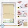 Jalousiescout Full-Blackout Roller Blind, No Drilling, Clamp-Fit, 120 x 220 cm (W x H), Beige view 2
