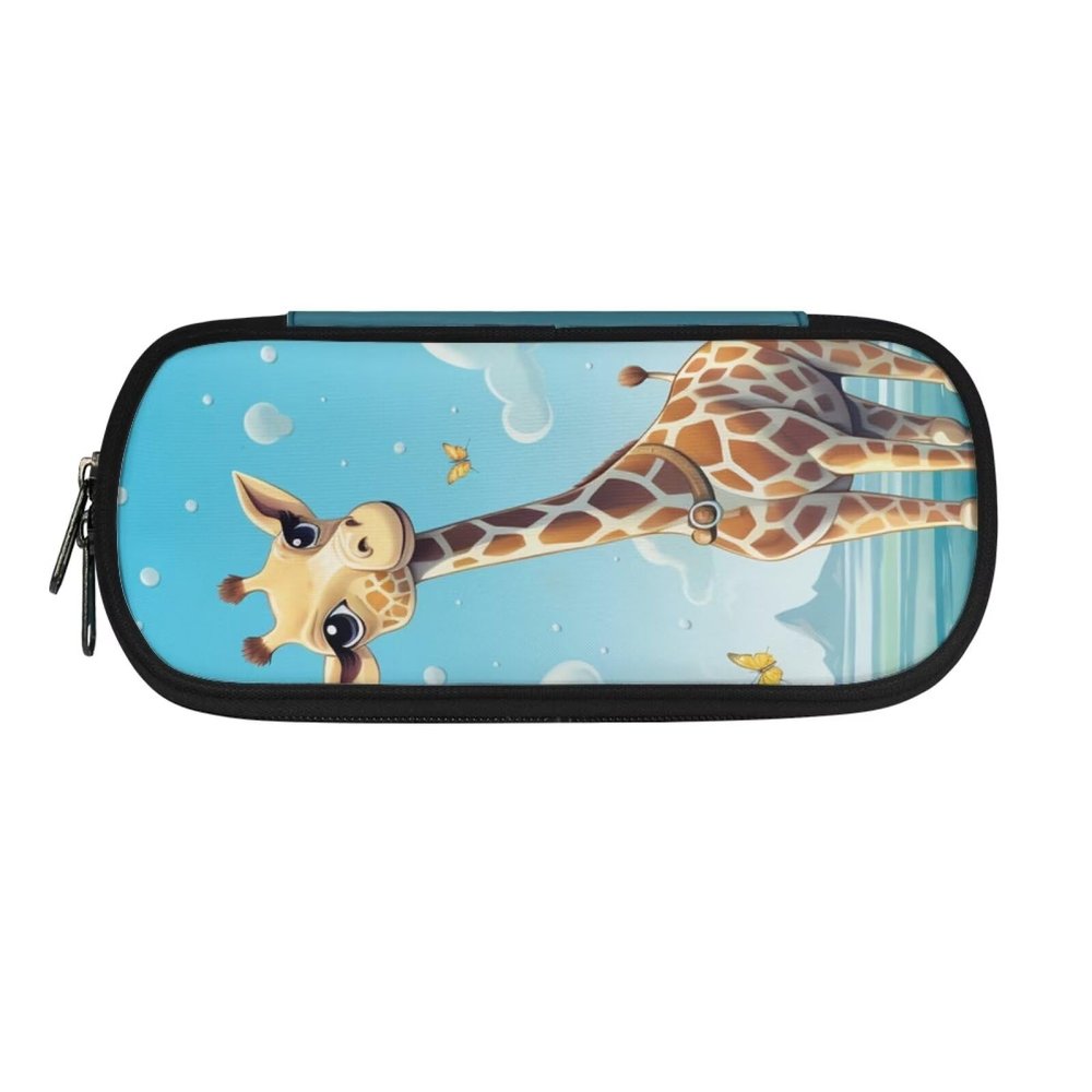 eurwhj Pencil Case with Cool Train Print, Large Capacity, Zipper, Portable