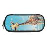 eurwhj Pencil Case with Cool Train Print, Large Capacity, Zipper, Portable view 1