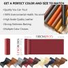 ZNQNDSR Faux Leather Repair Kit, Self-Adhesive Vinyl Repair Patch for Furniture, Car Seats, Sofas and More, Black, 39.3 x 39.3 in view 2