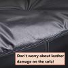 ZNQNDSR Faux Leather Repair Kit, Self-Adhesive Vinyl Repair Patch for Furniture, Car Seats, Sofas and More, Black, 39.3 x 39.3 in view 3