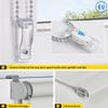 Jalousiescout No-Drill Roller Blind, Light-Filtering, 77.5 x 230 cm, Light Gray view 4