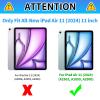 CGFGHHUY Case for iPad Air 11-inch (2024 M2), PU Leather Smart Stand Cover, Avocados view 2