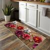 Siunwdiy 3D Rose Pattern Runner Rug, Non-Slip, Washable, 50 x 180 cm view 2