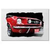 Canvas Print Wall Decoration, 90 x 60 cm, Red Sports Car, No. H771M_WFPC1L view 2