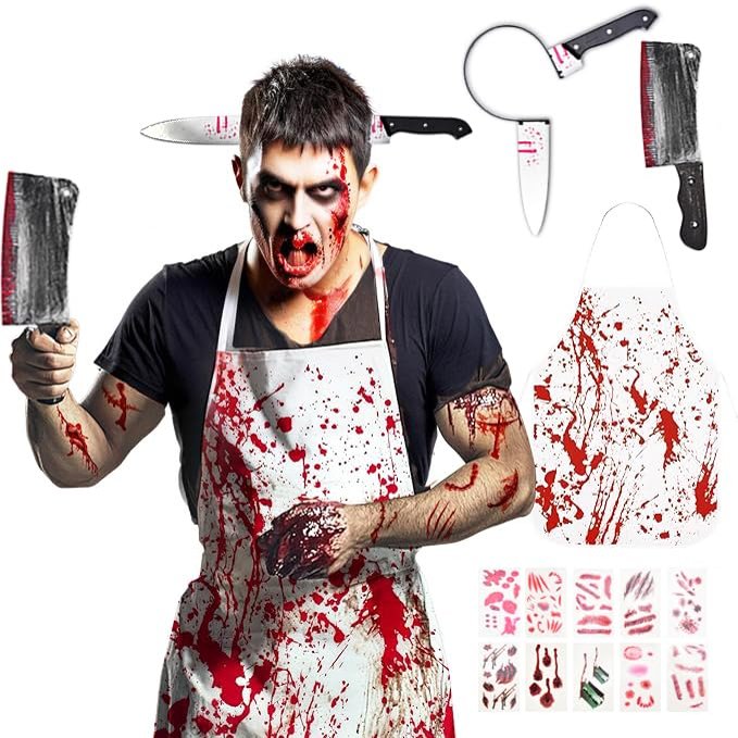 QIURUYUE Halloween Butcher Costume