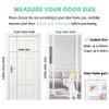 Insect Screen Curtain for Sliding Doors, 70 x 200 cm, Position 3 view 2