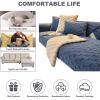 HLTQL Stretch Sofa Cover for Armless U-Shaped Sofas, 2- and 3-Seaters, Waterproof, Nonslip, 79–90 × 210 cm view 4
