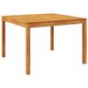 qohoio 3-Piece Garden Dining Set, Table and Chairs, Solid Acacia Wood - 3295255 view 3
