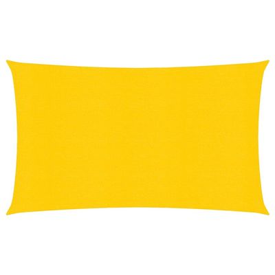 JUDYY HDPE Sun Shade Sail, Yellow, 160 g/m, 3 x 6 m, Balcony Sun & Privacy Screen - 311570