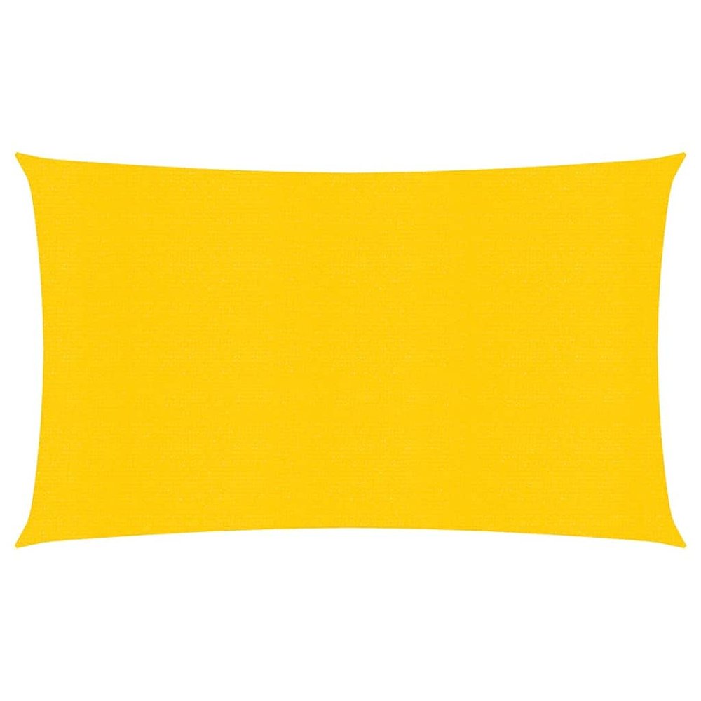 JUDYY HDPE Sun Shade Sail, Yellow, 160 g/m, 3 x 6 m, Balcony Sun & Privacy Screen - 311570