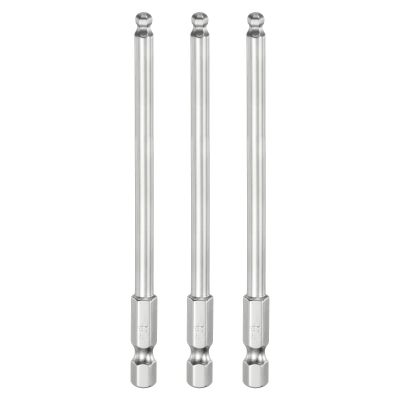 QUARKZMAN 3-Piece 4 mm Ball-End Hex Bit Set, 100 mm, Magnetic