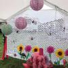 White Camouflage Net Roll, Lightweight Outdoor Shade Net, 3 x 7 m view 3
