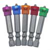 Professional Magnetic PH2 Phillips Bits with Hex Holders, Green view 2