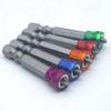 Professional Magnetic PH2 Phillips Bits with Hex Holders, Green view 4