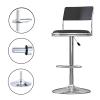 AITEKODVG Bar Stool with Backrest, Height-Adjustable 60–80 cm, Red view 2