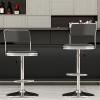AITEKODVG Bar Stool with Backrest, Height-Adjustable 60–80 cm, Red view 4