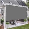 Rectangular Shade Sail 60 x 640 cm, 98% UV Protection, Wind- and Weather-Resistant, Light Gray view 2