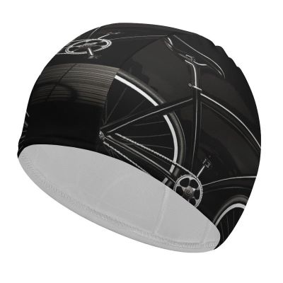 KLWQR Cycling Swim Cap, Breathable, Highly Elastic, Soft, Non-Slip, for Women and Men
