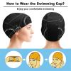 KLWQR Cycling Swim Cap, Breathable, Highly Elastic, Soft, Non-Slip, for Women and Men view 3