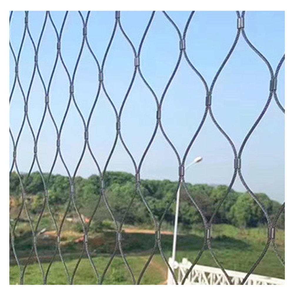 Flexible Stainless Steel Cable Safety Mesh, 1.5 x 12 m