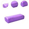 JISADER Yoga Bolster Pillow with Carry Handle for Meditation, Removable Cover, Lightweight Rectangular Yoga Cushion, Purple view 2