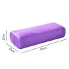 JISADER Yoga Bolster Pillow with Carry Handle for Meditation, Removable Cover, Lightweight Rectangular Yoga Cushion, Purple view 4