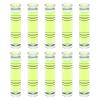QUARKZMAN 10-Piece Cylindrical Bubble Level, 9.5 x 40 mm, Green view 1