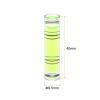 QUARKZMAN 10-Piece Cylindrical Bubble Level, 9.5 x 40 mm, Green view 2