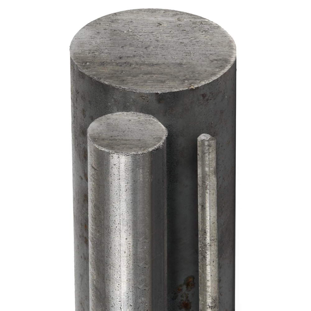 TJ 11SMn30 Free-Machining Steel Round Bar, 25 mm x 250 mm, Bright Drawn H9