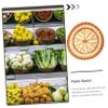 Alipis 2-Piece Woven Plastic Fruit and Vegetable Basket Set view 3