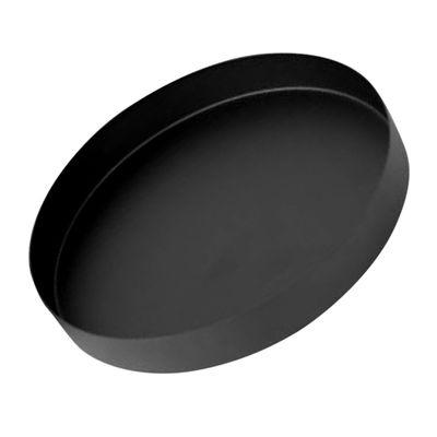 ORFOFE Round Black Decorative Tray for Dressers, Vanities, and Bathroom Shelves