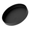 ORFOFE Round Black Decorative Tray for Dressers, Vanities, and Bathroom Shelves view 1
