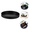 ORFOFE Round Black Decorative Tray for Dressers, Vanities, and Bathroom Shelves view 3