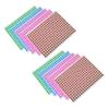 FUNOMOCYA 2,800 Small Round Paper Label Stickers, 8 mm, Color-Coded, Residue-Free view 1