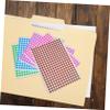 FUNOMOCYA 2,800 Small Round Paper Label Stickers, 8 mm, Color-Coded, Residue-Free view 3