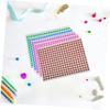 FUNOMOCYA 2,800 Small Round Paper Label Stickers, 8 mm, Color-Coded, Residue-Free view 4
