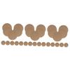 VILLCASE 30-Piece Wooden Clay Boards, Lightweight Craft Bases for Modeling, Painting and Creative Projects view 1