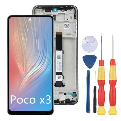 SiuVorZhi LCD Display Compatible with Xiaomi Poco X3/X3 Pro NFC M2007J20CG, Touchscreen Replacement with Tools