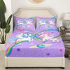 Homemissing Reversible Glitter Unicorn Fitted Sheet Set, 90 x 200 cm view 3