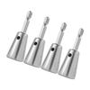 KONTONTY Compact Wire Twisting Tool for Drills, 4-Piece Carbon Steel Set for Fast Multi-Wire Connections view 1
